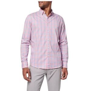 FAHERTY MENS 100% cotton Movement Rose casual Plaid Shirt medium button down NEW